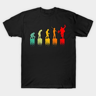 Evolution Apéro idee cadeau Homme drôle T-Shirt